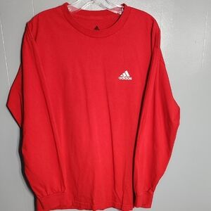 Adidas Bold Red Crewneck Sweatshirt
